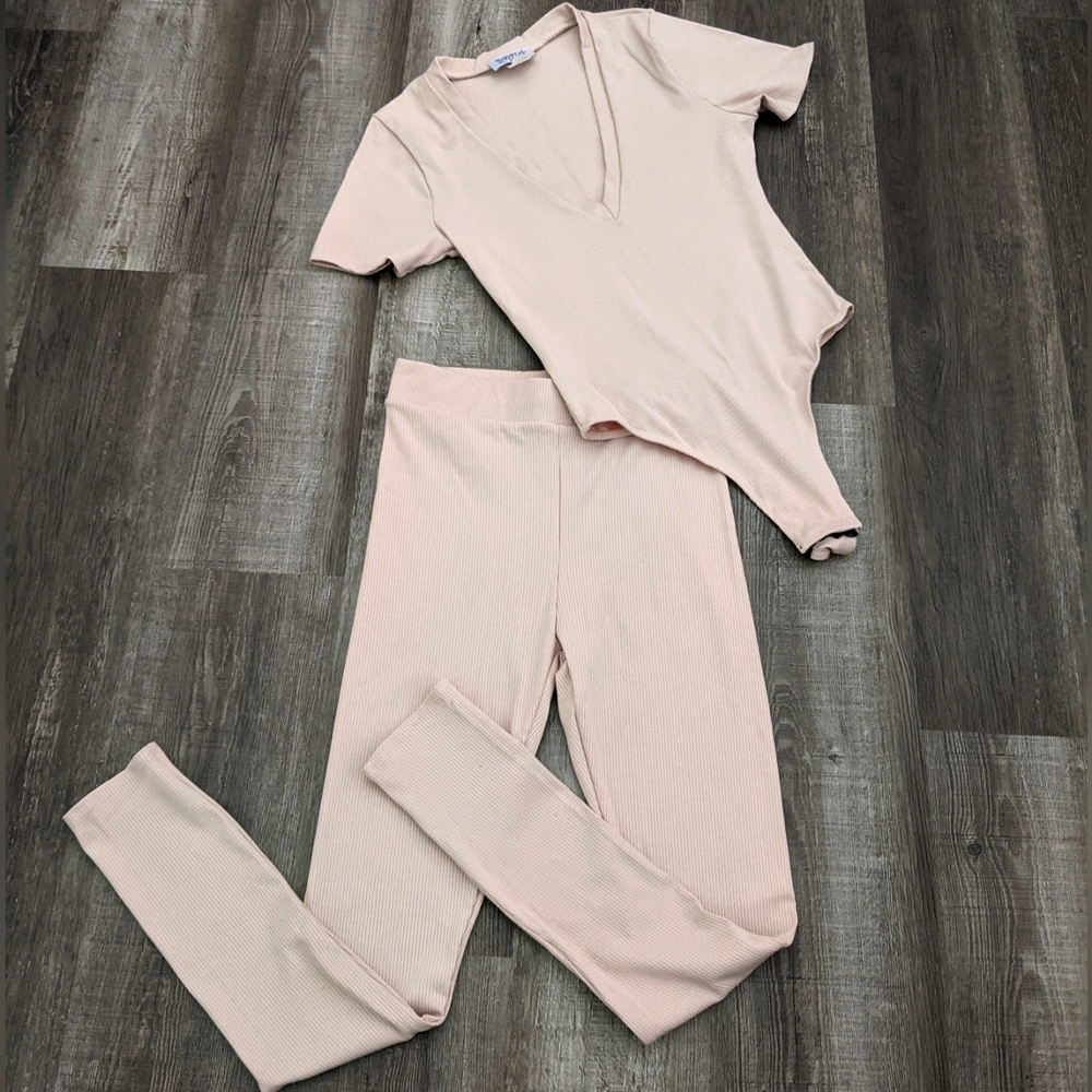 2 pc Cellulite Deleter Leggings and Matching Bodysuit